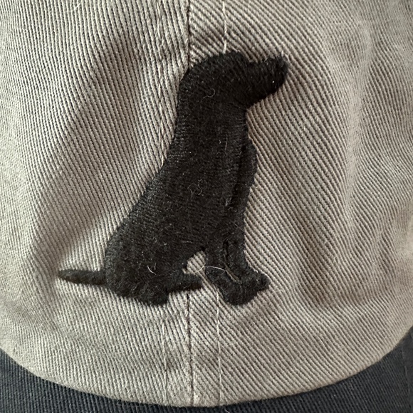 NWT Life is Good Hat Cap Gray Blue Black Dog - Picture 2 of 12